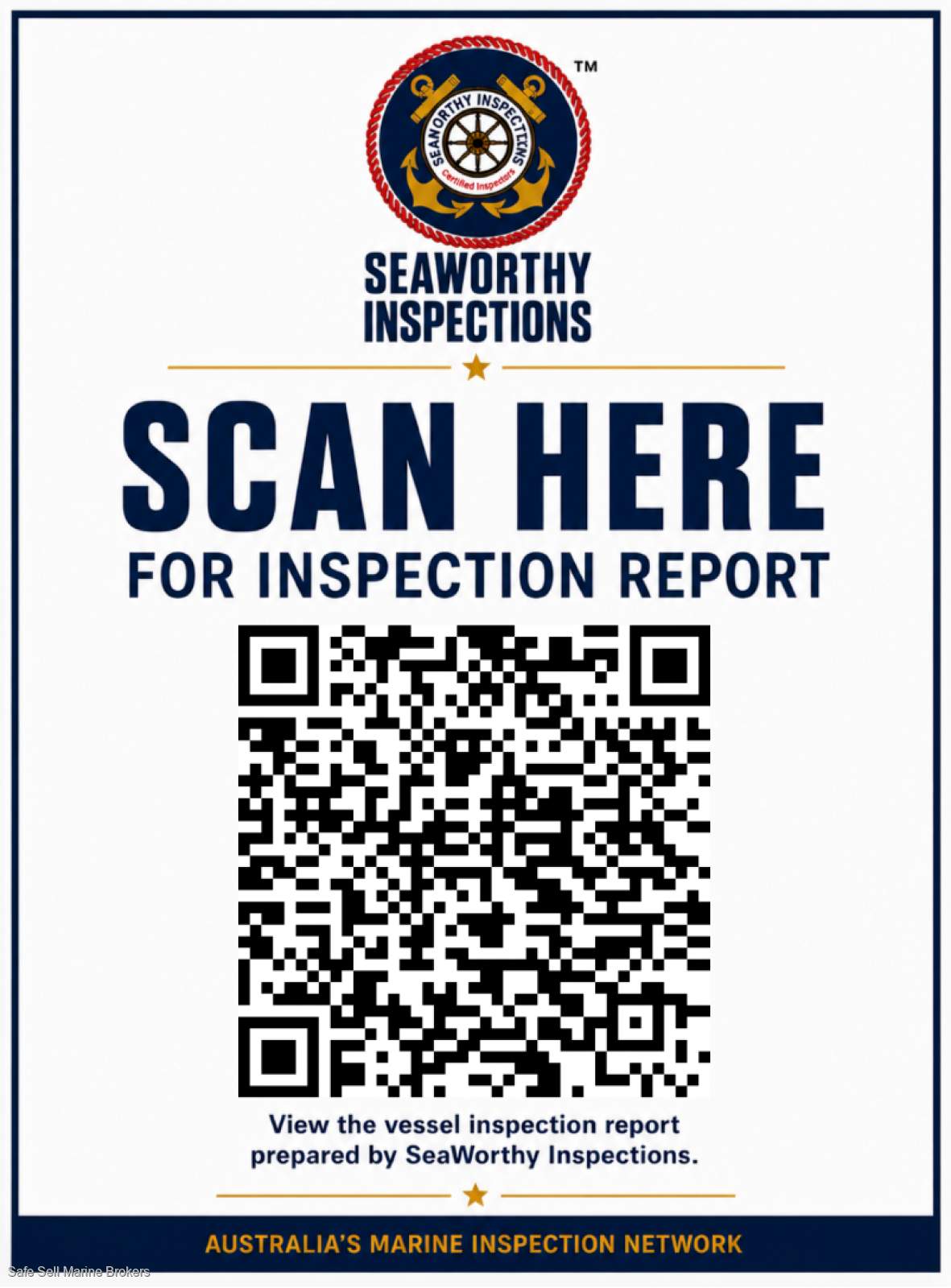 Scarab 195 Ho - Seaworthy Inspection report attached