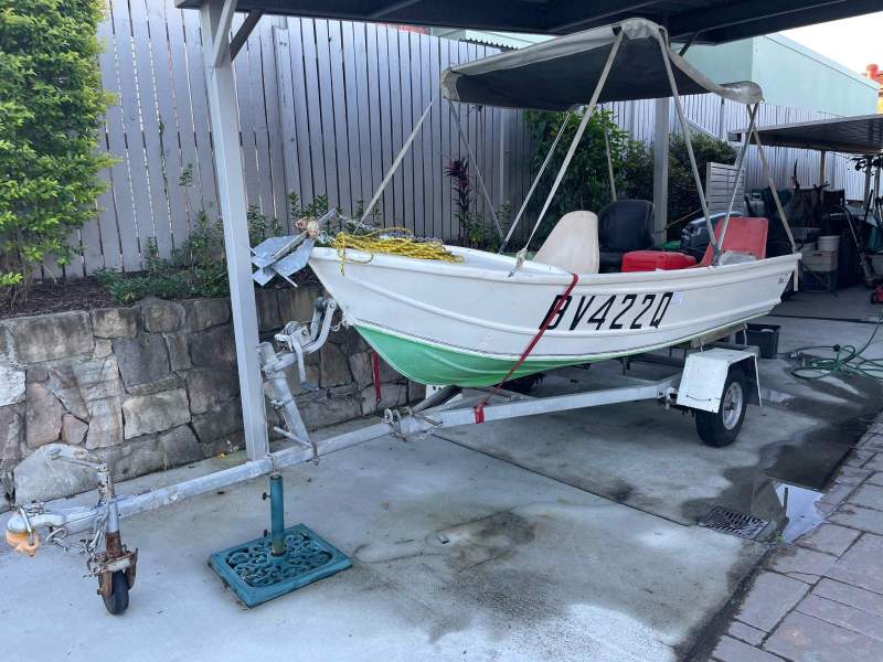 Stessl Family boat& trailer for sale