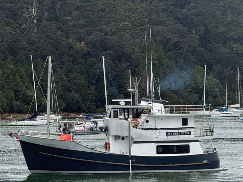 Baltic Trader Ocean Going Power Boat Steel Expedition / Live Aboard