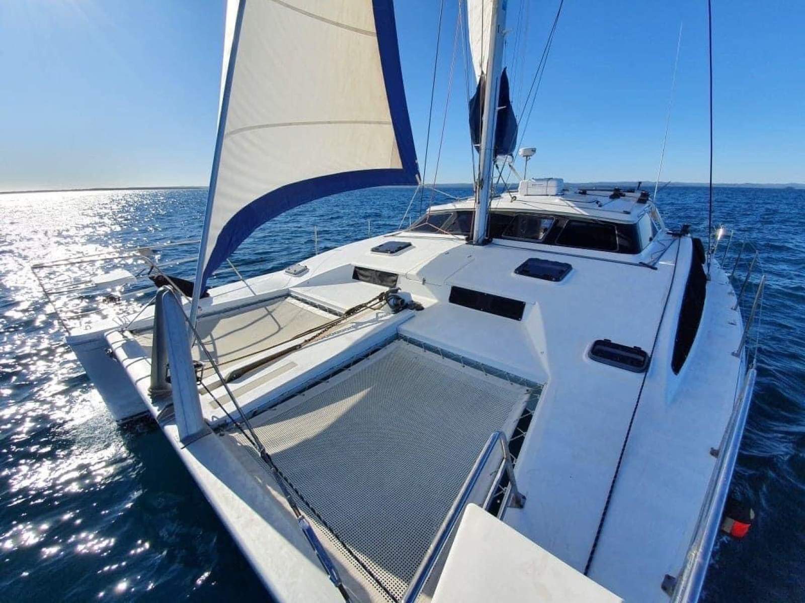 Perry 43 Catamaran Owners Version: E Ola Pono in full flight