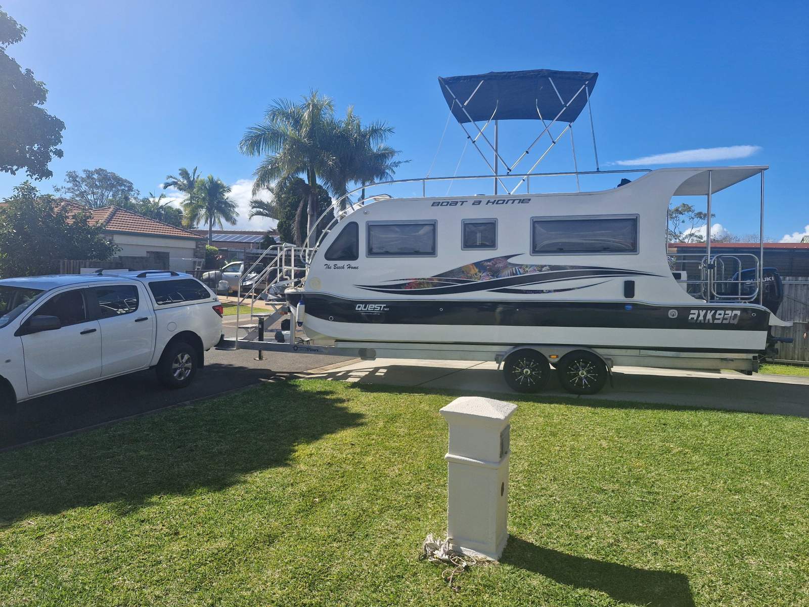 Boat-A-Home Quest 7.6m Near new condition
