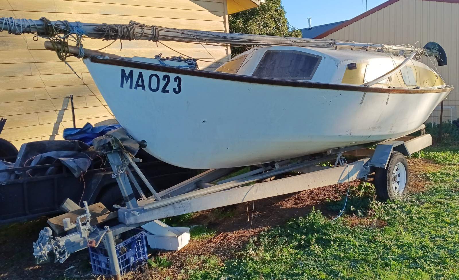 Matilda 20 - Trailable Yacht on heavy duty tilt trailer