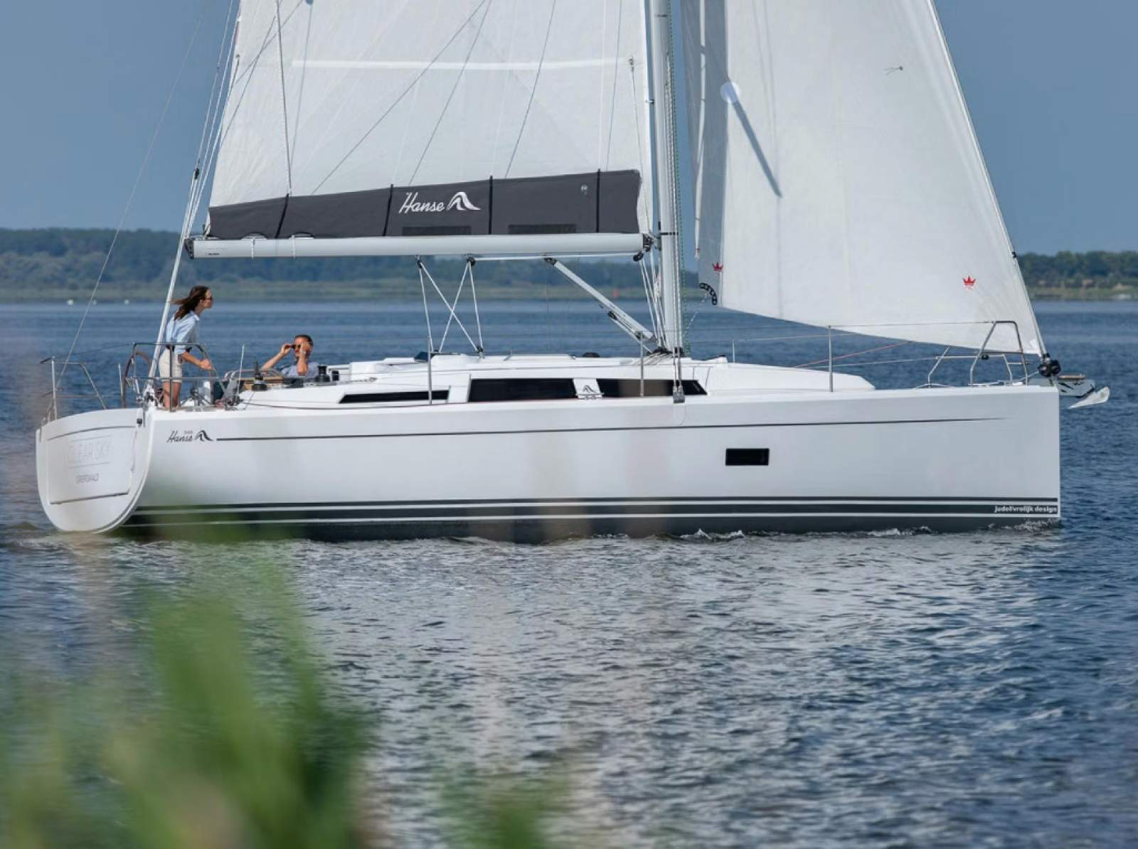 Hanse 348:Factory photo