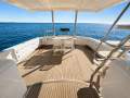 Caribbean 49 Flybridge Cruiser:Famous deck space