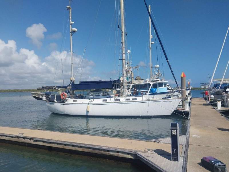 Custom corten Steel cruising yacht
