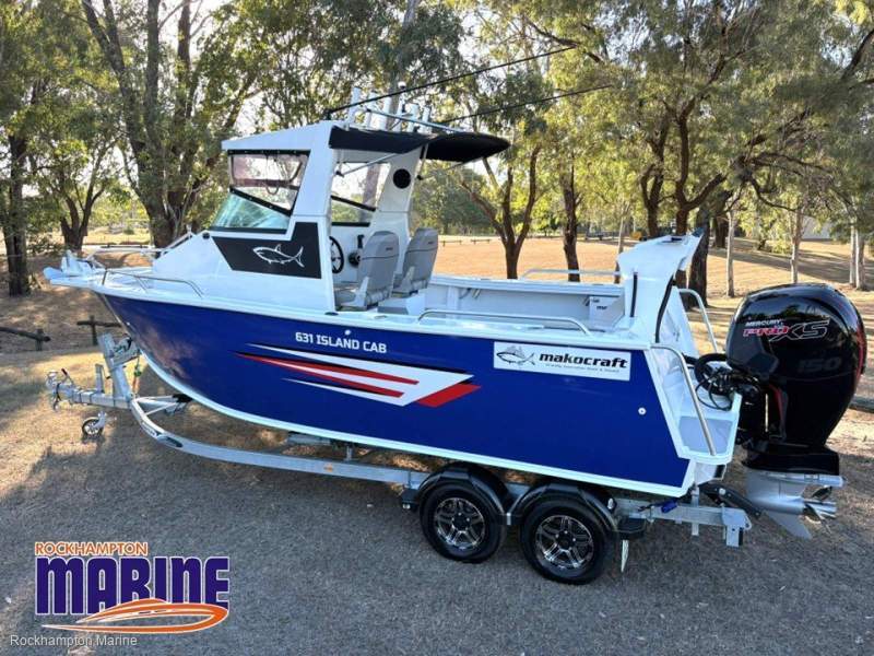 Makocraft 631 ISLAND CAB HT ON SALE NOW FOR A LIMITED TIME! BOAT PACKAGE + ELECTRONICS FROM ROCKHAMPTON MARINE