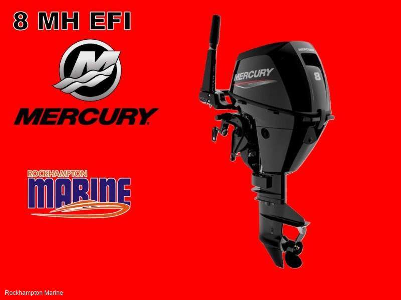 NEW MERCURY 8MH EFI FOUR STROKE MANUAL START TILLER OUTBOARD