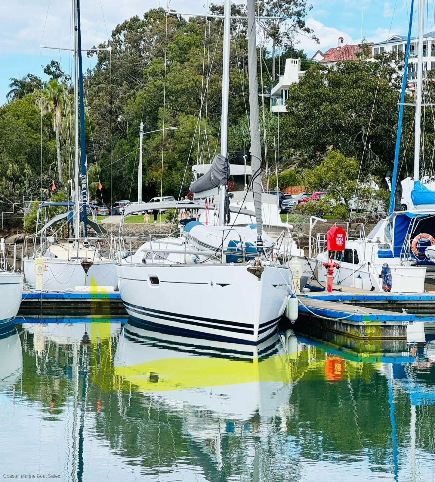 Rare 12m blow on berth at Wynnum Manly Yacht Club