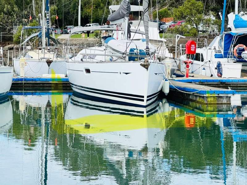 Rare 12m blow on berth at Wynnum Manly Yacht Club