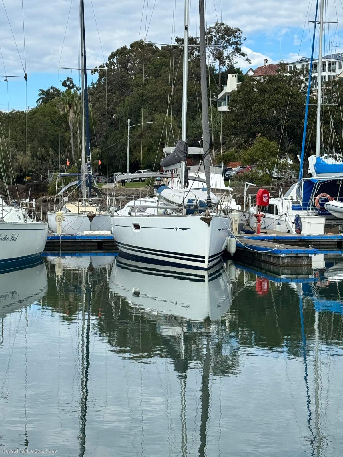 Rare 12m blow on berth at Wynnum Manly Yacht Club