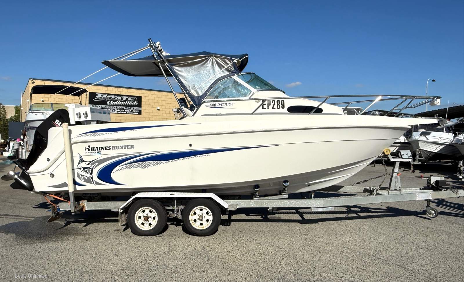 Haines Hunter 680 Patriot WALK AROUND HIGHLY SOUGHT AFTER MODEL