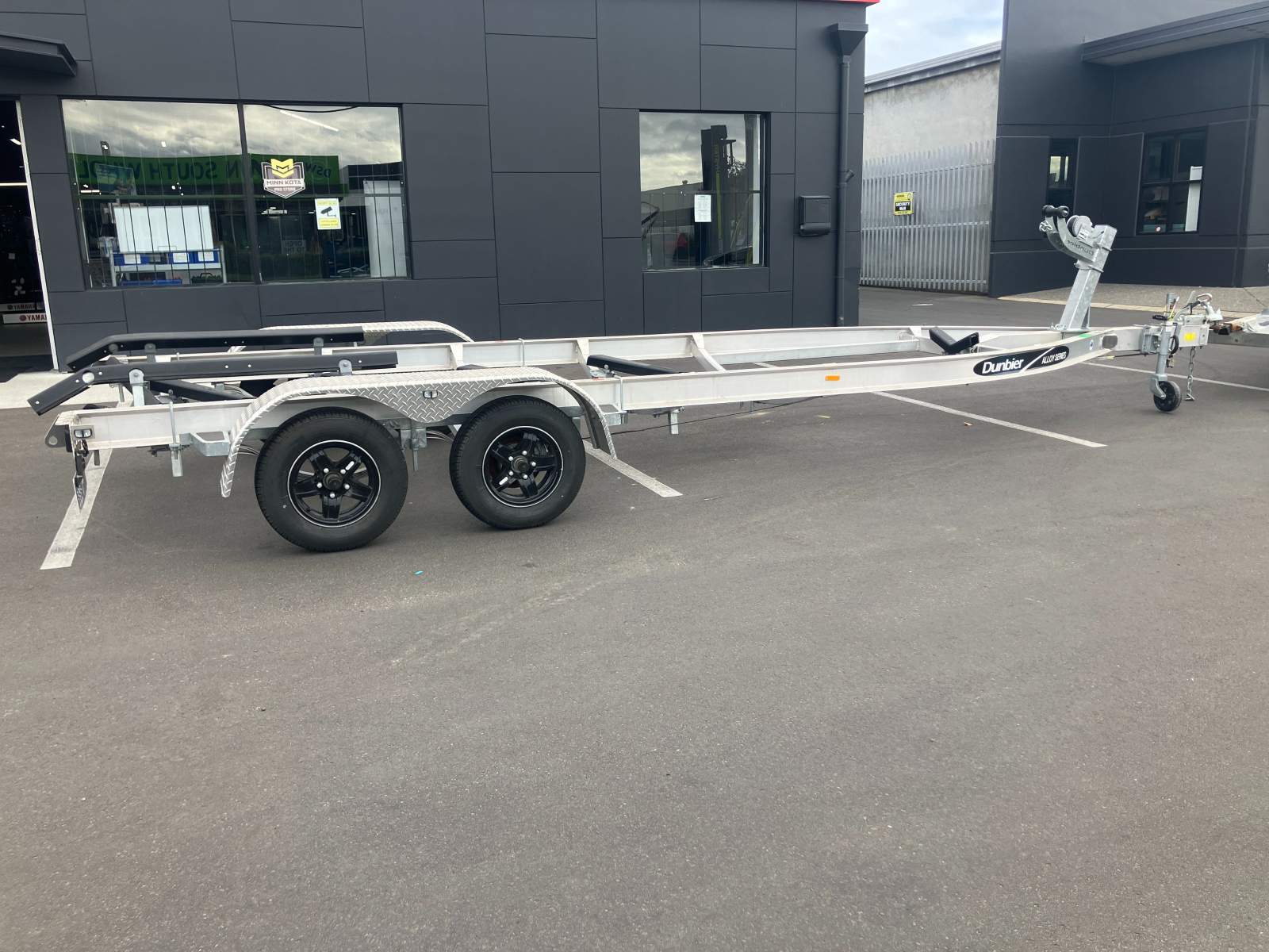 New Dunbier Alloy Tandem Trailer