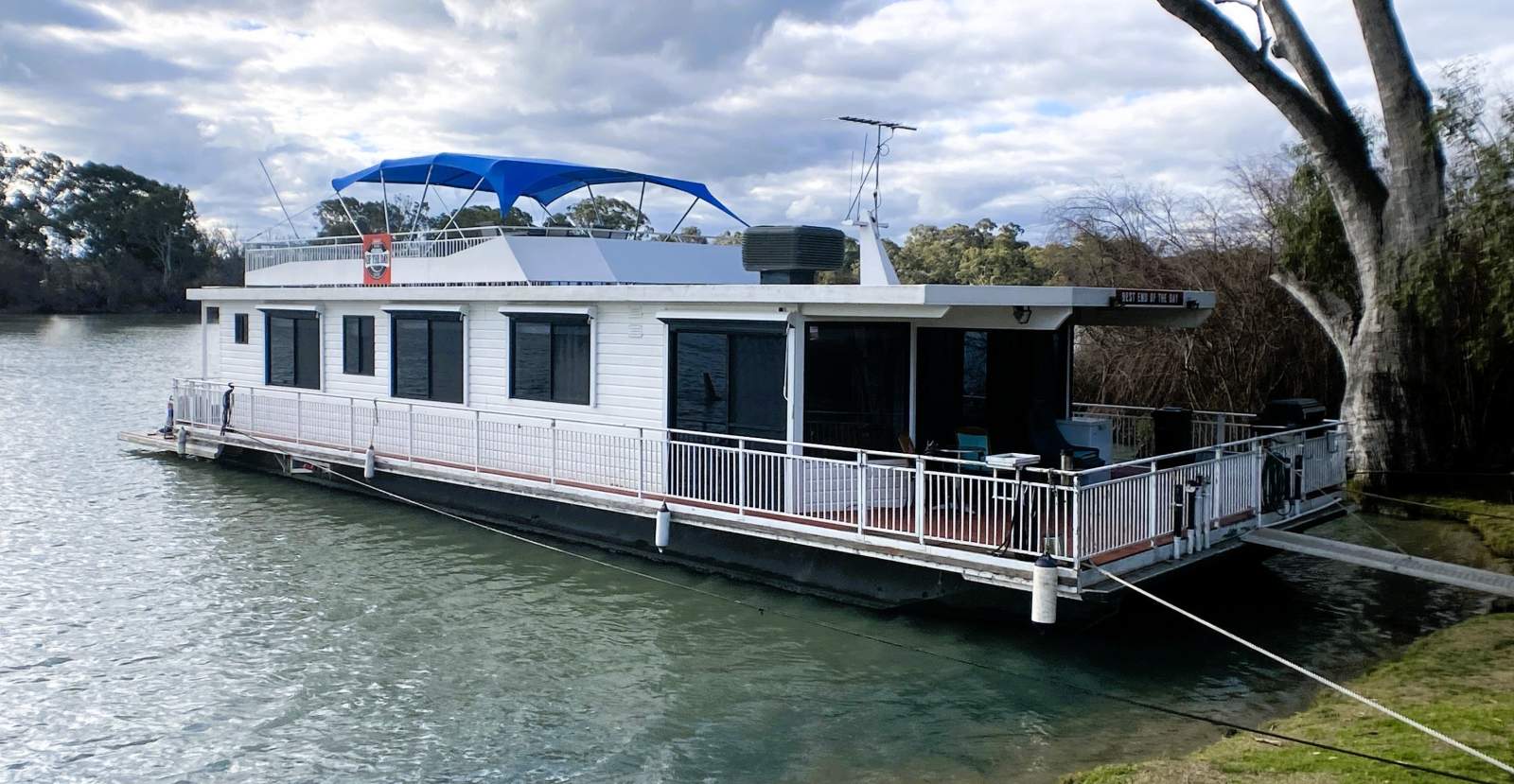 "Best End Of The Day" Large Dual Decked Houseboat.