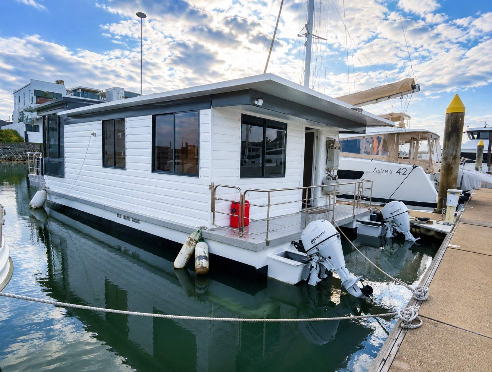 Custom 12m Cat Hull Houseboat