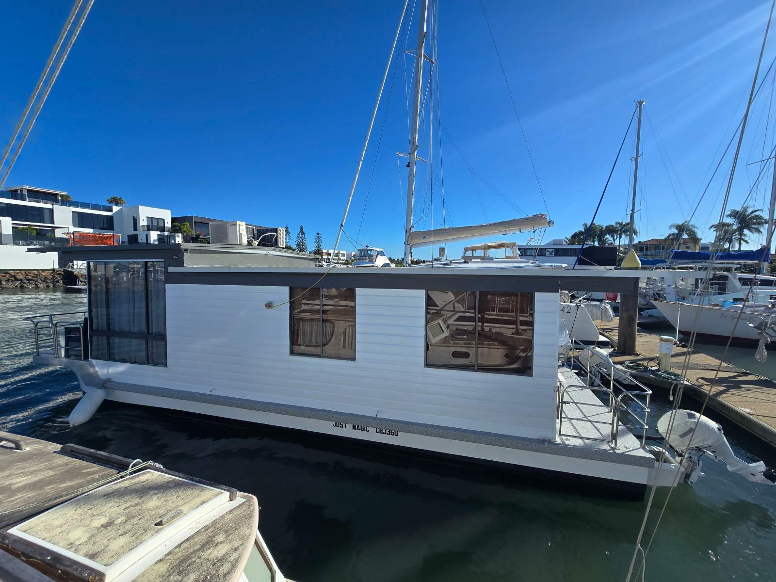Custom 12m Cat Hull Houseboat