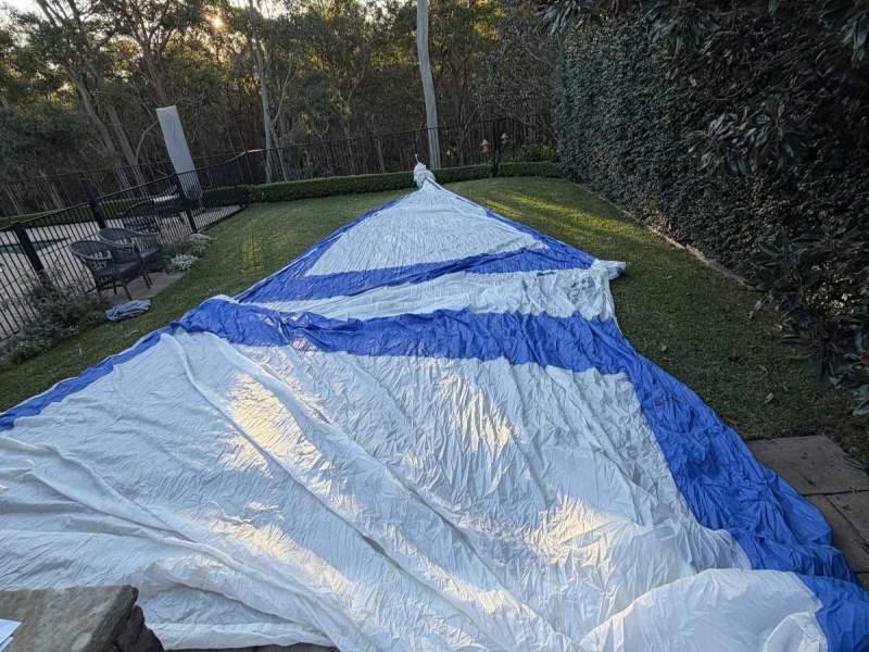 Asymetrical Spinnaker 1.5 for 35-45 ft yachts with snuffer