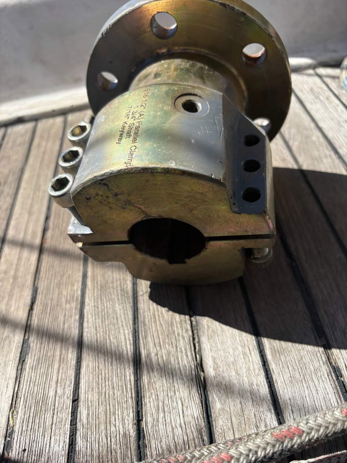 Flange coupling