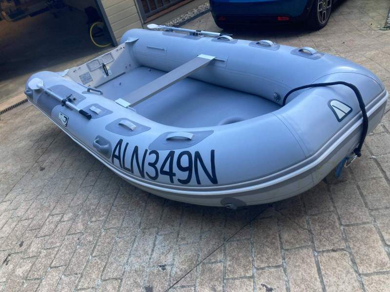 Achilles Hypalon inflatable 3.6m and 9.9hp Mercury