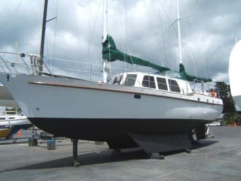 Mummery Ketch Rigged Pilot House Motor Sailer