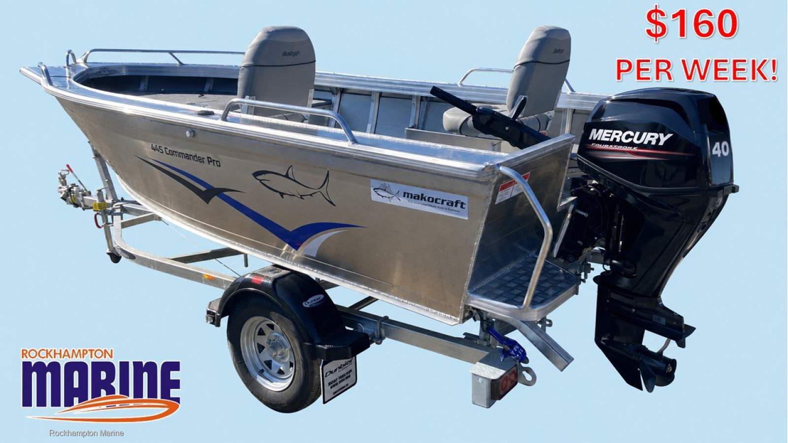 Makocraft 445 Commander Pro BOAT PACKAGE FROM ROCKHAMPTON MARINE!!!