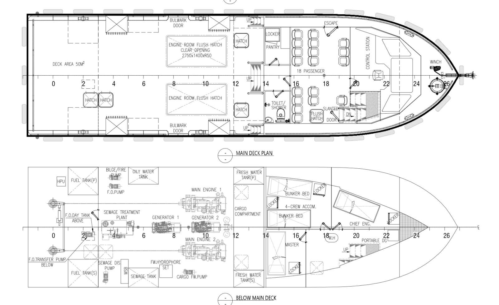20m Crew Boat