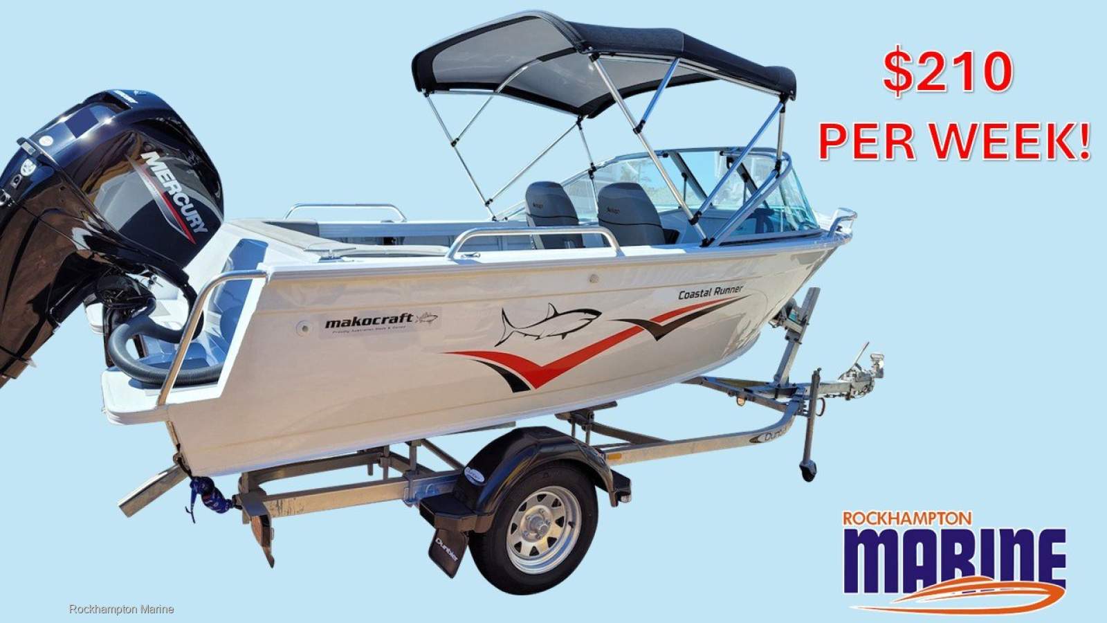 Makocraft 455 Coastal Runner BOAT PACKAGE FROM ROCKHAMPTON MARINE!!!