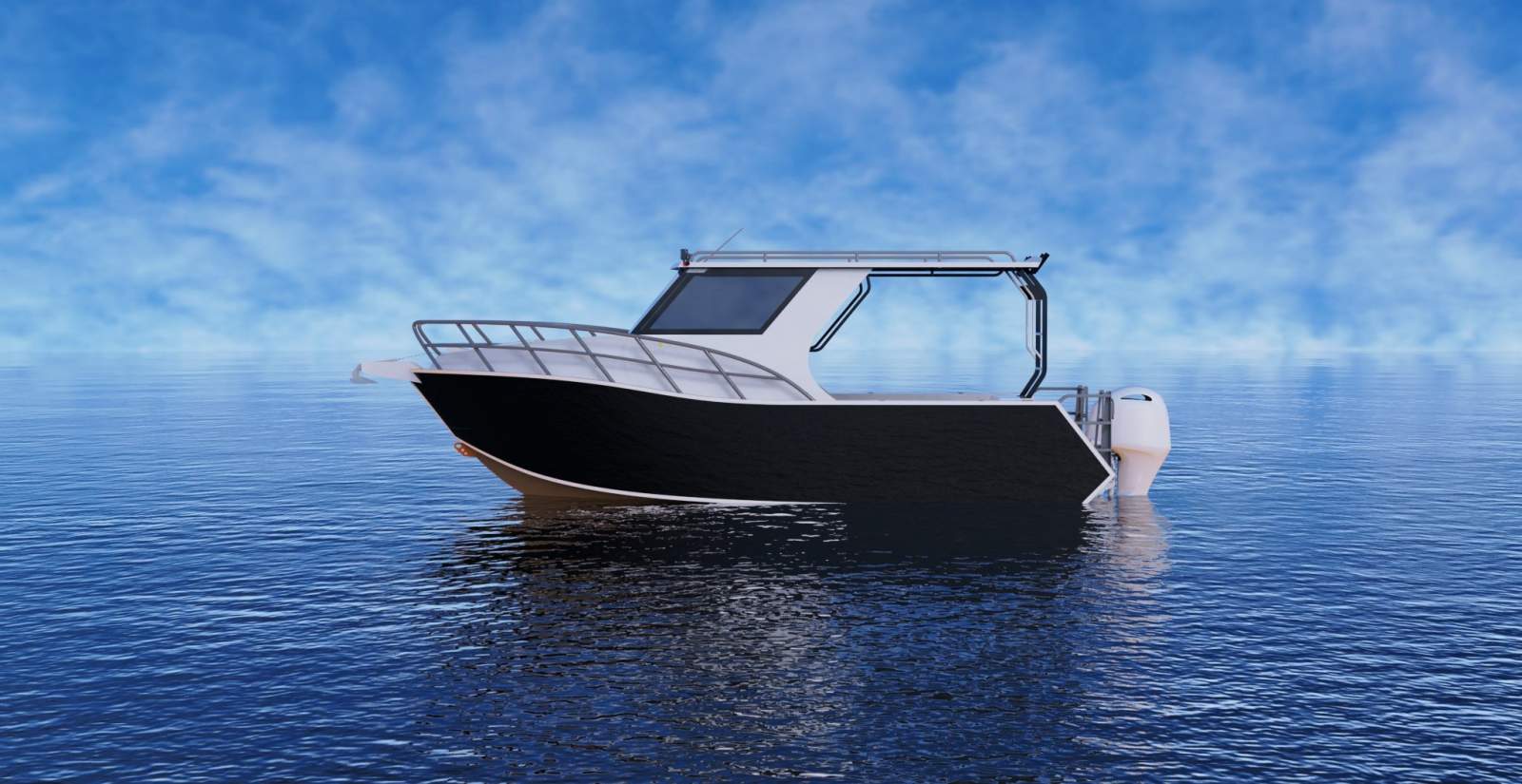Stalwart Marine HC7800 7.80 Meter Half Cabin - Plate Alloy Offshore