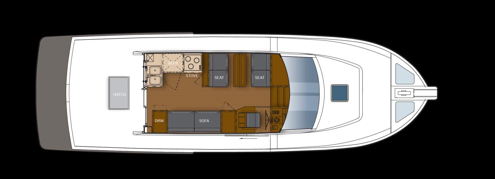 Classic Motor Yachts Solstice 382S Classic Coastal Passage Maker