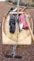 Mirror Sailing Dinghy dingy for sale with dolly and 2 sets of sails