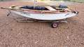Mirror Sailing Dinghy dingy for sale with dolly and 2 sets of sails