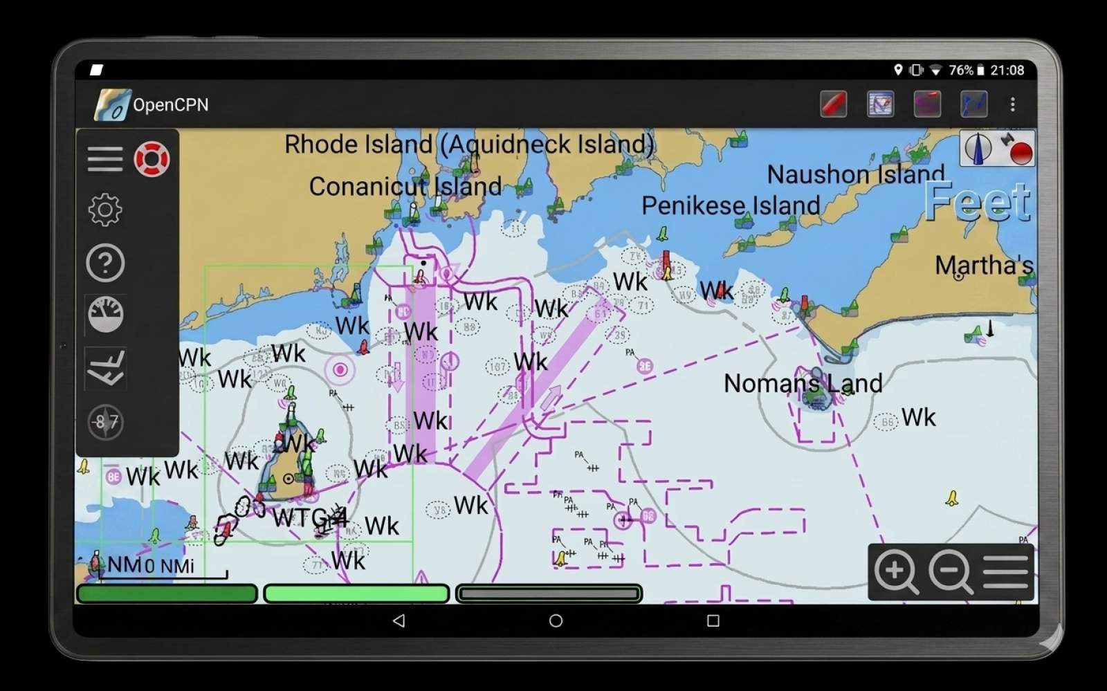 Dolphin 11 Inch Tablet Chartplotter with free USA Charts