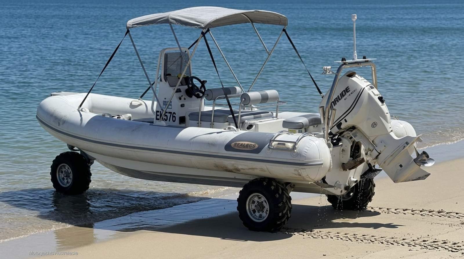 Sealegs 7.1 RIB SLI with Upgraded All Wheel Drive & Extended Runtime