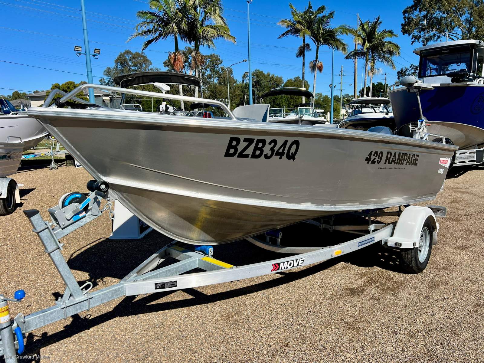 Stacer 429 Rampage Tiller Steer with Revolution Hull