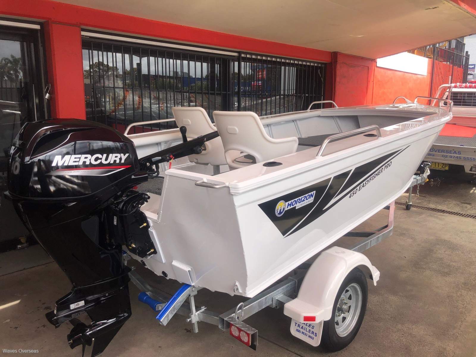 New Horizon Aluminium Boats 450 Easyfisher PRO Package with Mercury 40hp and trailer to suit
