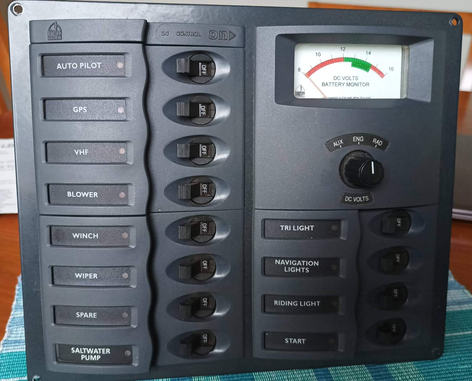 NEW BEP 12 CIRCUIT BREAKER PANEL