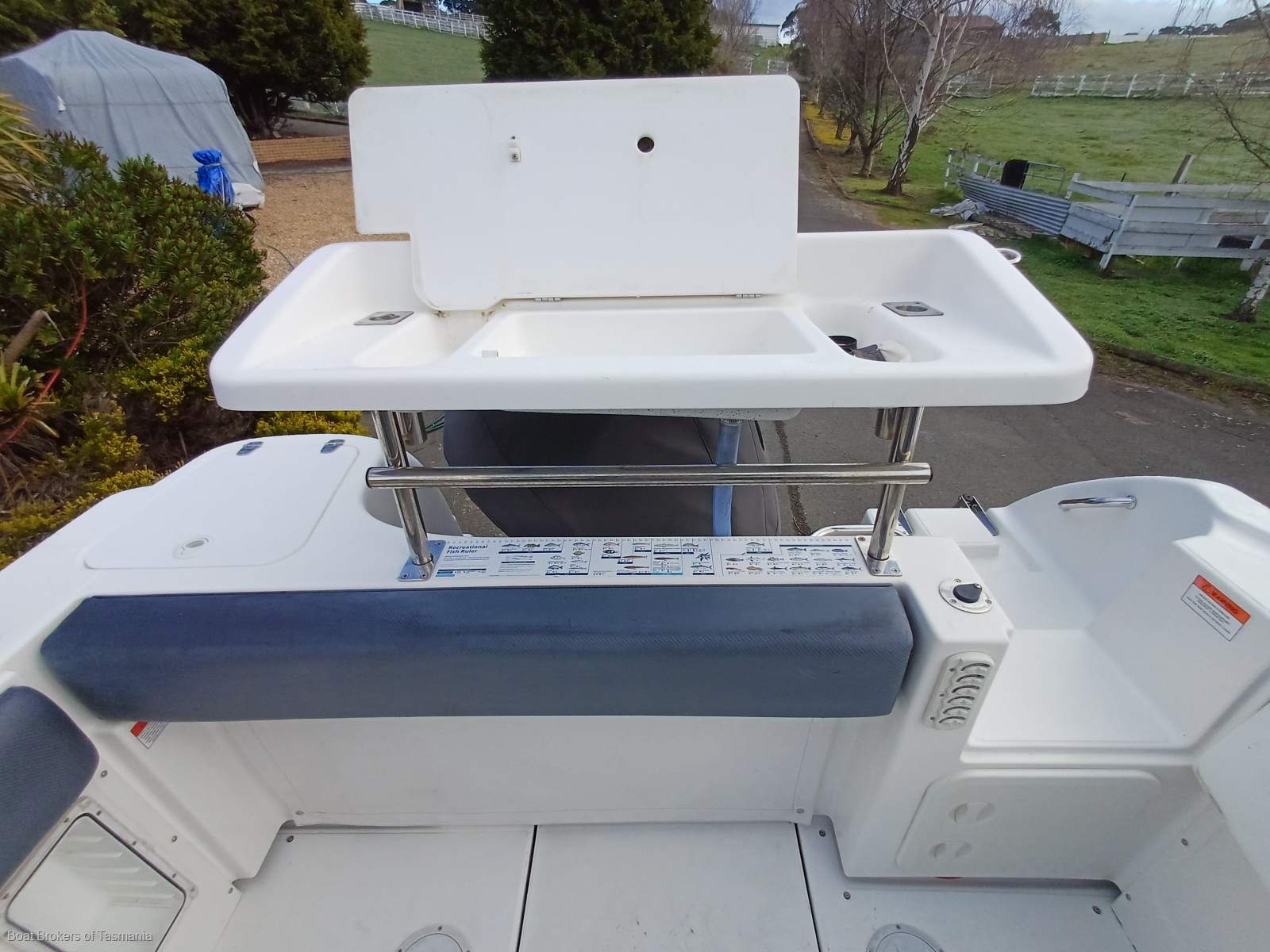  CruiseCraft Explorer 685ht. Complete offshore fishing package. Boat Brokers of Tasmania