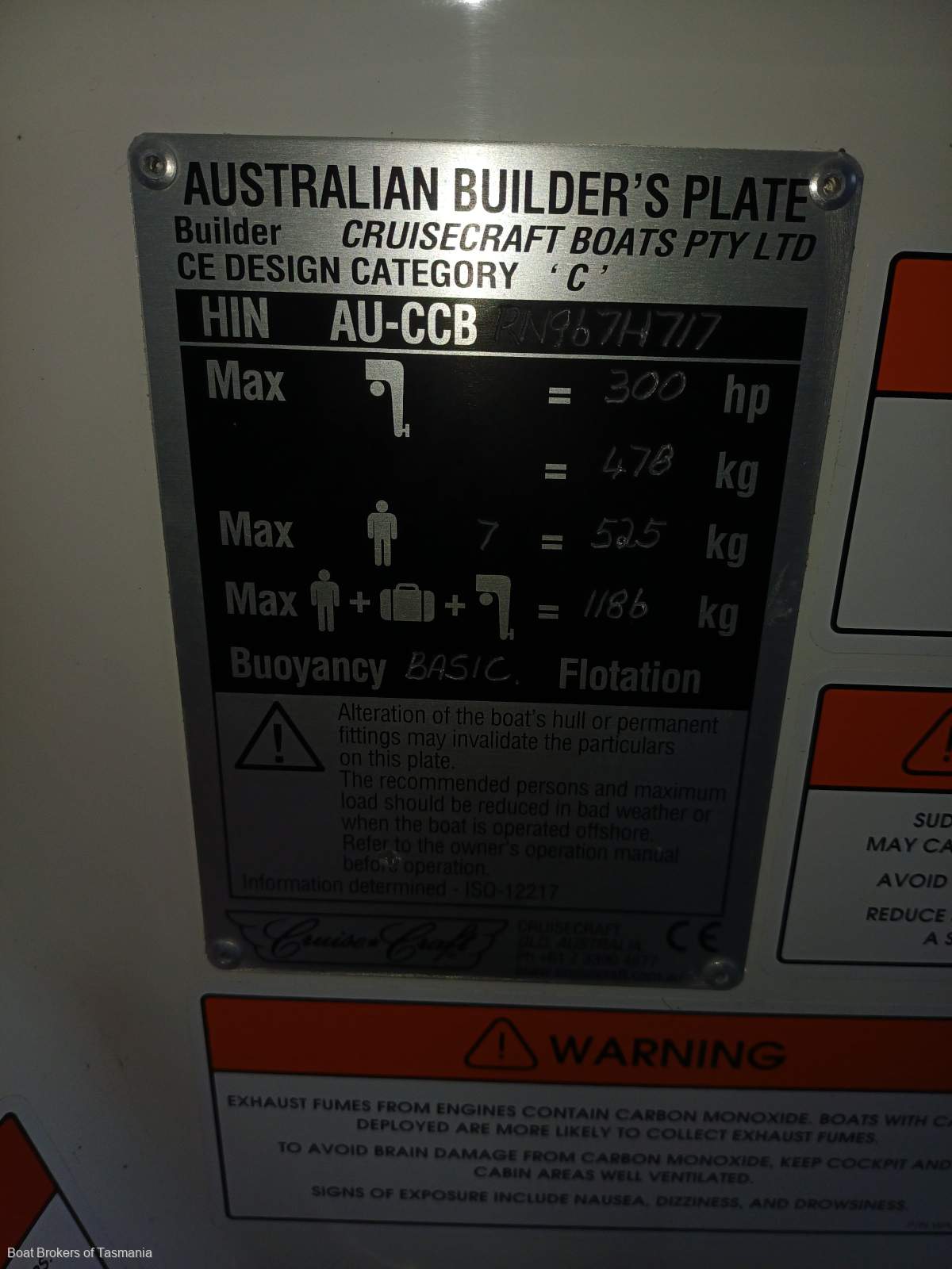  CruiseCraft Explorer 685ht. Complete offshore fishing package. Boat Brokers of Tasmania