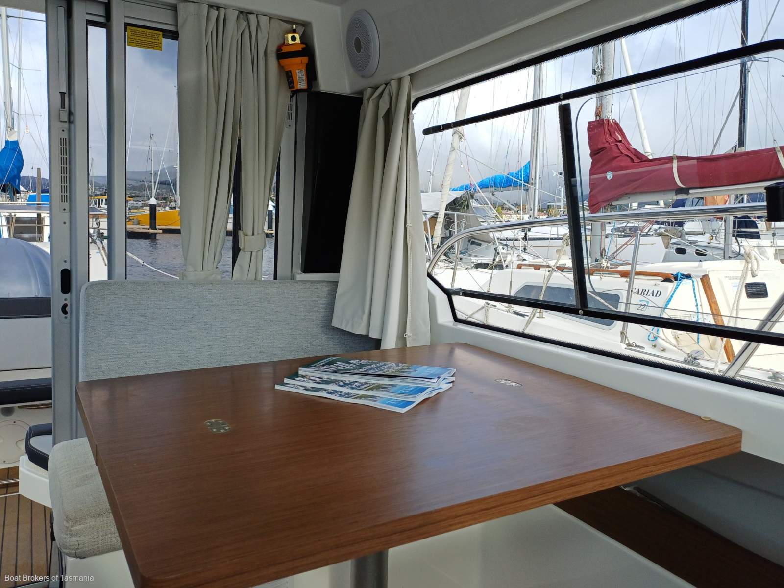 Vin et Fromage Jeanneau Merry Fisher 795 Series 2 Low hours, slipped, antifouled, serviced. Boat Brokers of Tasmania