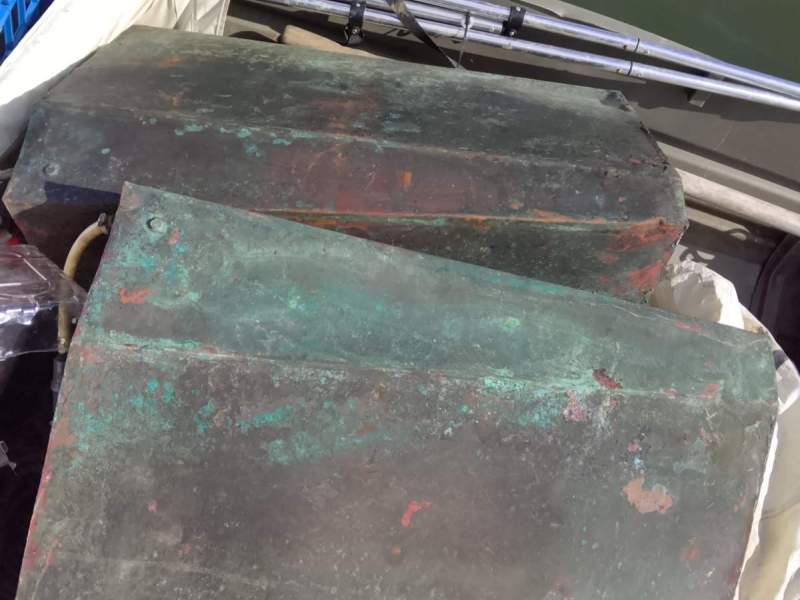 Copper water tanks 80 litres x2