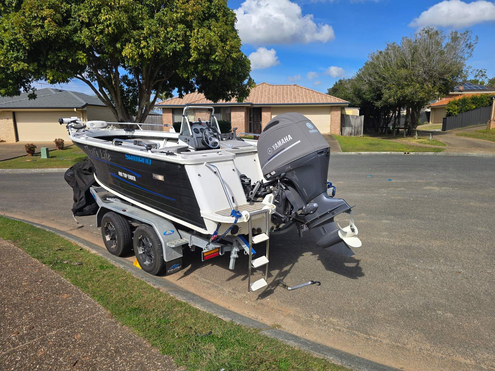 Quintrex 490 Top Ender Side Console