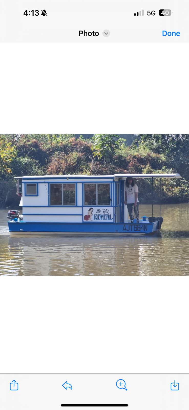Custom 2 berth houseboat