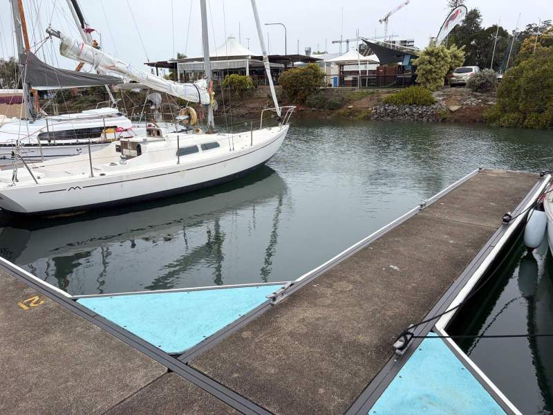 Berth A21 most sheltered part of Manly harbour