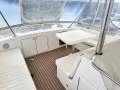 Riviera 43 Open Flybridge Extended to 45 Foot:Flybridge Seating and Table
