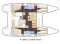 Lagoon 400 S2 - 2017:Layout