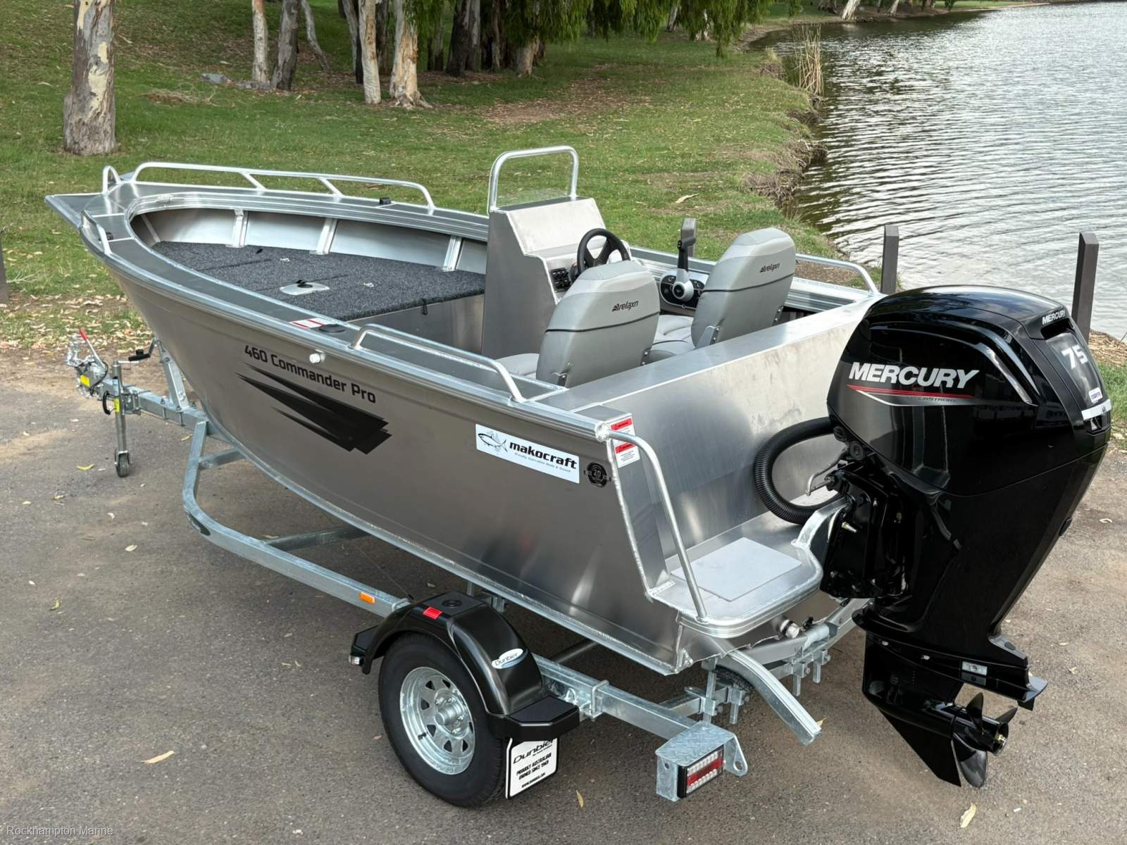 Makocraft 460 Commander Pro Side Console + 75HP MERCURY BOAT PACKAGE FROM ROCKY MARINE!!