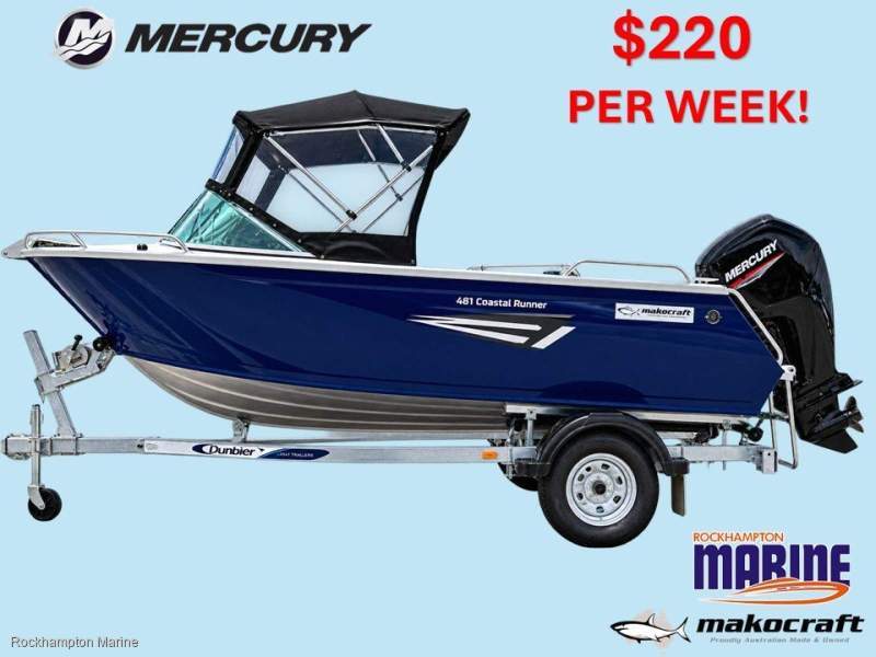 Makocraft 481 Coastal Runner BOAT PACKAGE FROM ROCKHAMPTON MARINE!!!