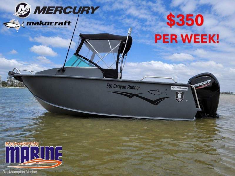 Makocraft 561 Canyon Runner BOAT PACKAGE FROM ROCKHAMPTON MARINE!!!