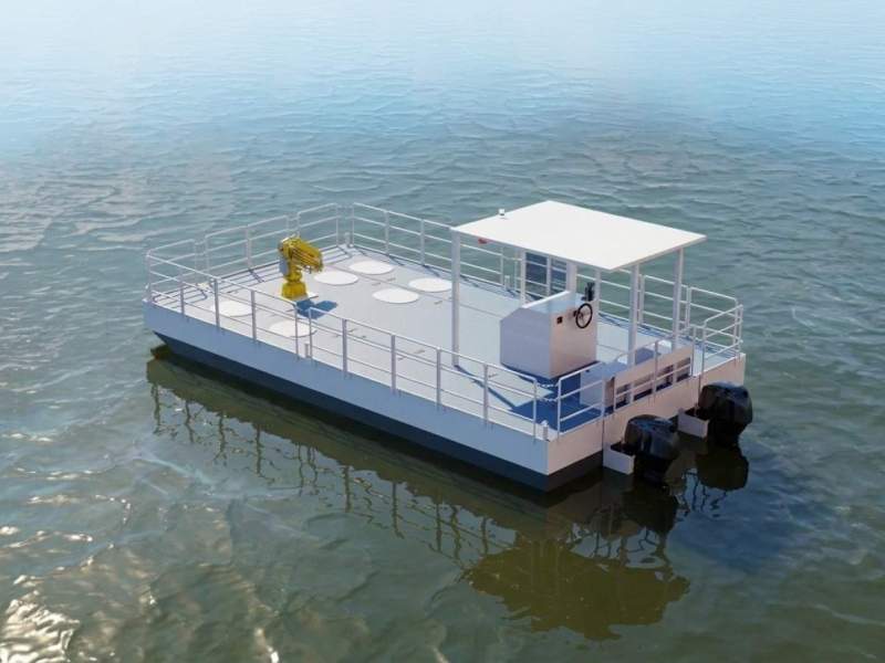 Stalwart Marine SPMB9000 -9.00 Metre Self Propelled Modular Barge With Ramp