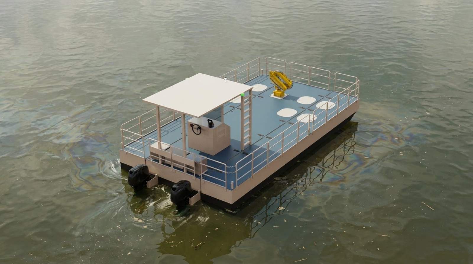 Stalwart Marine SPMB9000 -9.00 Metre Self Propelled Modular Barge With Ramp