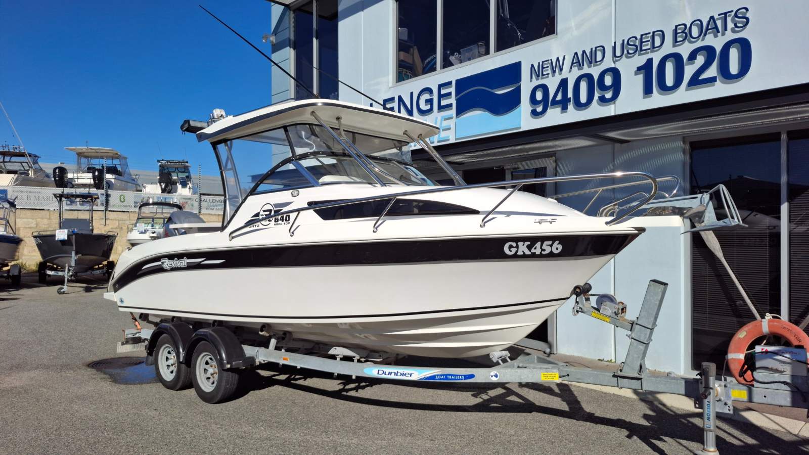 Revival 640 Sportz Hardtop With Mariner Verado 150HP (Freshly serviced!)